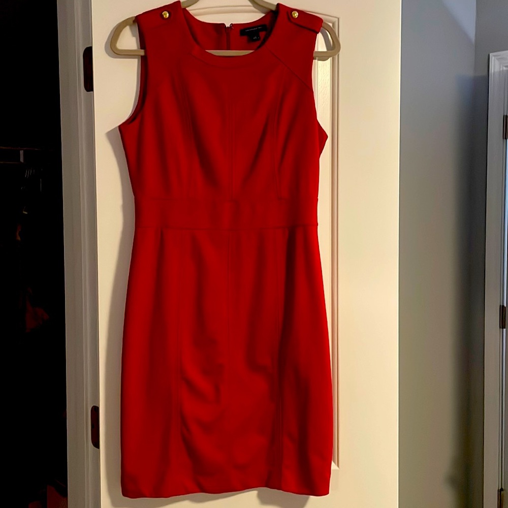 Red Banana Republic Small Shift Dress